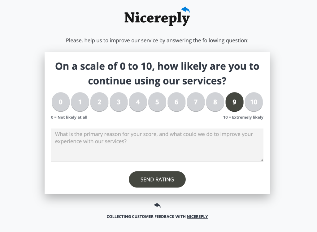 Customer Retention Survey template